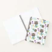 Patroon van katten, kattenkatten, Kittens, vis Notitieboek (Binnen)