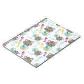 Patroon van katten, kattenkatten, Kittens, vis Notitieboek (Linkerzijde)