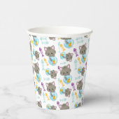 Patroon van katten, kattenkatten, Kittens, vis Papieren Bekers (Rechts)