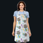 Patroon van katten, kattenkatten, Kittens, vis Schort<br><div class="desc">Kute,  leuke en schattige patronen met katten,  viskommen en vissen. Moderne en trendy gave,  perfect voor de kattenliefhebber in je leven.</div>