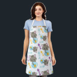 Patroon van katten, kattenkatten, Kittens, vis Schort<br><div class="desc">Kute,  leuke en schattige patronen met katten,  viskommen en vissen. Moderne en trendy gave,  perfect voor de kattenliefhebber in je leven.</div>