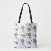 Patroon van katten, kattenkatten, Kittens, vis Tote Bag (Voorkant)