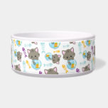 Patroon van katten, kattenkatten, Kittens, vis Voerbakje<br><div class="desc">Kute,  leuke en schattige patronen met katten,  viskommen en vissen. Moderne en trendy gave,  perfect voor de kattenliefhebber in je leven.</div>