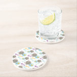 Patroon van katten, kattenkatten, Kittens, vis Zandsteen Onderzetter<br><div class="desc">Kute,  leuke en schattige patronen met katten,  viskommen en vissen. Moderne en trendy gave,  perfect voor de kattenliefhebber in je leven.</div>