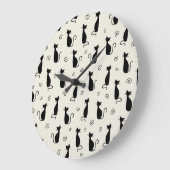 Patroon van katten, kattenkatten, zwarte katten, K Grote Klok (Hoek)