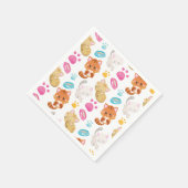 Patroon van katten, Mooie katten, Kitten, Kittens, Servet (Hoek)