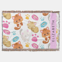 Patroon van katten, schattige katten, Kat, poten, 