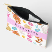 Patroon van katten, schattige katten, Kat, poten, Etui (Open)