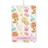 Patroon van katten, schattige katten, Kat, poten,  Luchtverfrisser (Voorkant)