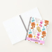 Patroon van katten, schattige katten, Kat, poten,  Notitieboek (Binnen)