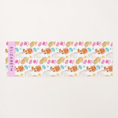 Patroon van katten, schattige katten, Kat, poten, Yogamat (Achterkant (horizontaal))