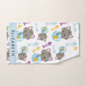 Patroon van katten, schattige katten, kittens, Jou Bad Handdoek (Handdoek)