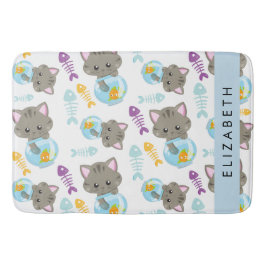 Patroon van katten, schattige katten, kittens, Jou Badmat