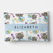 Patroon van katten, schattige katten, kittens, Jou Etui (Achterkant)