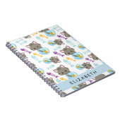 Patroon van katten, schattige katten, kittens, Jou Notitieboek (Rechterzijde)