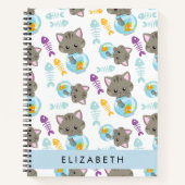 Patroon van katten, schattige katten, kittens, Jou Notitieboek (Voorkant)