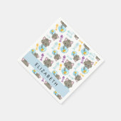 Patroon van katten, schattige katten, kittens, Jou Servet (Hoek)