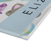 Patroon van katten, schattige katten, kittens, Jou Snijplank (Hoek)