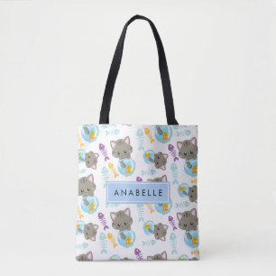Patroon van katten, schattige katten, kittens, Jou Tote Bag