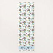 Patroon van katten, schattige katten, kittens, Jou Yogamat (Achterkant)