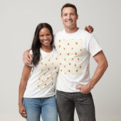 patroon van kleine sinaasappels t-shirt (Unisex)