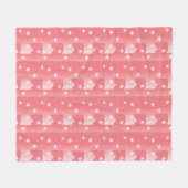 patroon van kleine sterren fleece deken (Voorkant (Horizontaal))