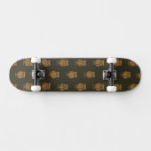 Patroon van Kleine Uilen Persoonlijk Skateboard (Horizontaal)