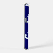 patroon van kleine witte ankers iPhone 15 case (Rechterkant)