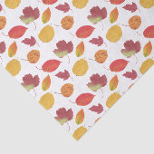 patroon van kleurrijke herfstbladeren/Herfst-olie Tissuepapier (Detail)