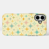 Patroon van kleurrijke retro sterren Case-Mate iPhone case (Achterkant (horizontaal))