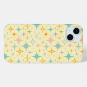Patroon van kleurrijke retro sterren Case-Mate iPhone case (Achterkant (horizontaal))