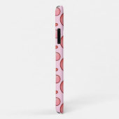 patroon van koraal en roze paisley Case-Mate iPhone case (Achterkant/rechts)