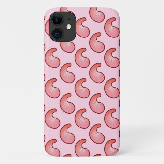 patroon van koraal en roze paisley Case-Mate iPhone case (Achterkant)