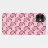 patroon van koraal en roze paisley Case-Mate iPhone case (Achterkant (horizontaal))