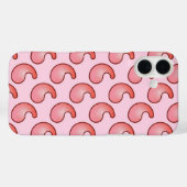 patroon van koraal en roze paisley Case-Mate iPhone case (Achterkant (horizontaal))