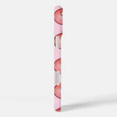patroon van koraal en roze paisley Case-Mate iPhone case (Achterkant / Rechts)