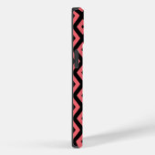patroon van koraal en zwarte diamant Case-Mate iPhone case (Achterkant / Rechts)