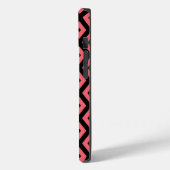 patroon van koraal en zwarte diamant Case-Mate iPhone case (Achterkant / Links)