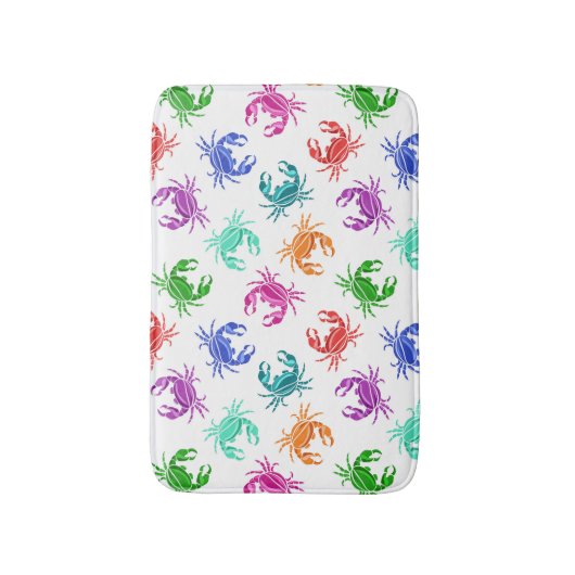 patroon van krabben badmat (Voorkant Verticaal)