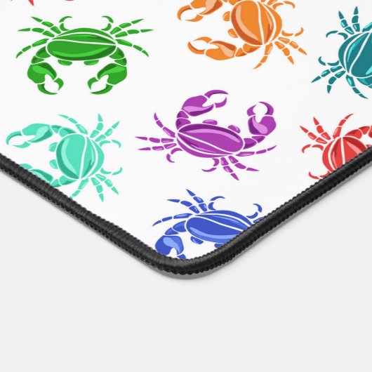 patroon van krabben bureaumat (Hoek)