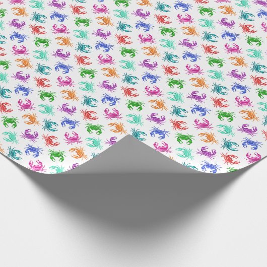 patroon van krabben cadeaupapier (Hoek)