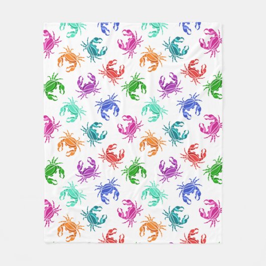 patroon van krabben fleece deken (Voorkant)