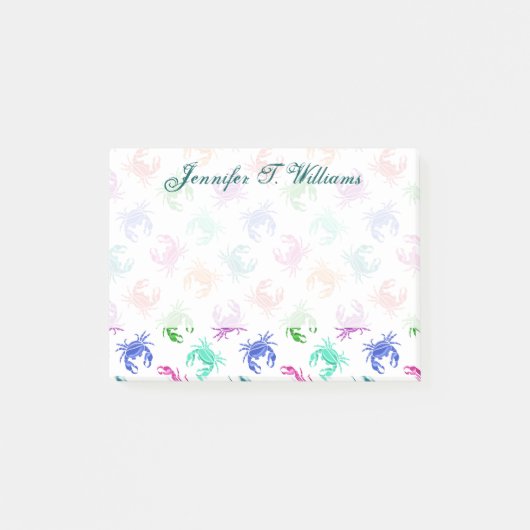 patroon van krabben | Jouw namen toevoegen Post-it® Notes (Voorkant)