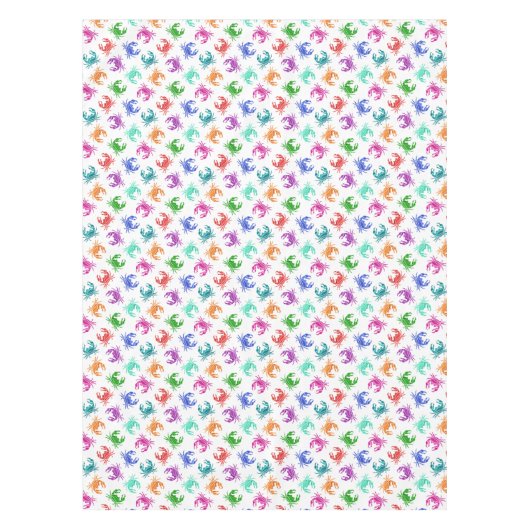 patroon van krabben tafelkleed (Voorkant)