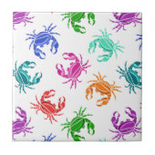 patroon van krabben tegeltje (Voorkant)