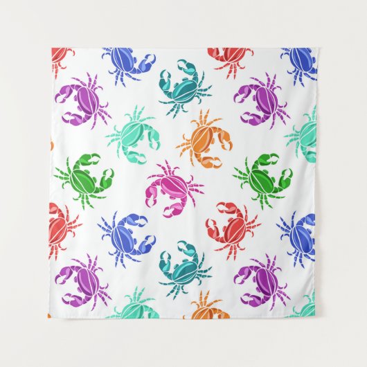 patroon van krabben wandkleed (Voorkant)