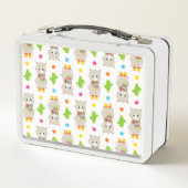 Patroon van lama's, Cute Llamas, Alpacas, Cactus (Achterkant)