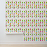 Patroon van lama's, Cute Llamas, Alpacas, Cactus