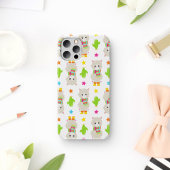 Patroon van lama's, Cute Llamas, Alpacas, Cactus Case-Mate iPhone Case