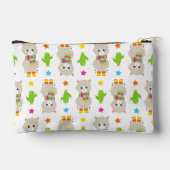 Patroon van lama's, Cute Llamas, Alpacas, Cactus Etui (Achterkant)